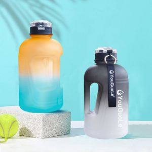 2.2L Half Gallon <b>Motivational</b> Custom Logo Gym Jug Sustainable <b>Bottle</b> Portable Reusable <b>Water</b> <b>Bottles</b> for Fitness - Product Image 1