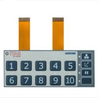 Fábrica personalizada en relieve botón FPC interruptor de membrana Teclados