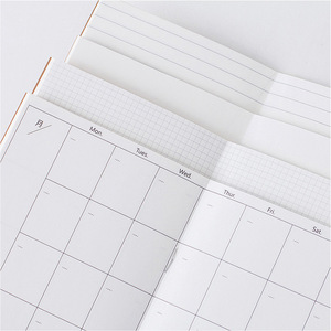 Libreta Económica GF con Papel Kraft Interior, Planificador Mensual, <span class=keywords><strong>Material</strong></span> <span class=keywords><strong>de</strong></span> Cuaderno Cosido, Serie <span class=keywords><strong>de</strong></span> Viaje, para la Escuela y <span class=keywords><strong>Oficina</strong></span> - Product Image 5