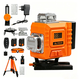 Nivel Láser 3D Profesional Industrial para Bricolaje, 16 Líneas Autonivelantes, Cruzadas, Verticales y Horizontales, <span class=keywords><strong>Puntero</strong></span> de Luz Verde, 50m, Kit de Herramientas OEM - Product Image 1