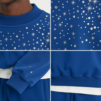 Sweat-shirt Homme Oversize Col Rond en Coton Lourd 100% Personnalisable avec Logo Brodé – Vente en Gros OEM Automne