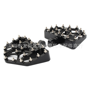 Pedales de Motocicleta Moshark MP03-002-0120 de Aleación de Aluminio Negro para Harley XL883 1200 X48 Softtail Glide - Product Image 5