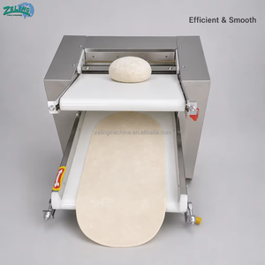 Macchina Pressatrice per Impasto Semi-Automatica ZL-DP500, Spessore Regolabile, Attrezzatura per Impastare Pane e Pasticceria, 220V/380V, per Panetterie - Product Image 6
