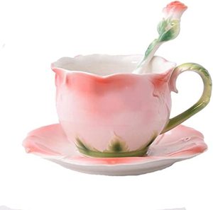 <span class=keywords><strong>Tasse</strong></span> à thé fine en <span class=keywords><strong>porcelaine</strong></span> de chine, en forme de fleur, - Product Image 2