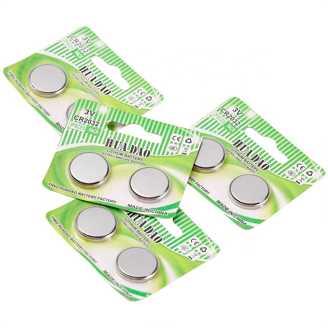 Cuanen Custom Cr2032 3v Lithium Battery for Computer Set-top Box Remote Control Electronic Scale