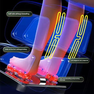 Zuverlässiger Luxus-Ganzkörper-Schwerelosigkeits-Infrarot-Physiotherapie-Massage stuhl mit 4D-Technologie Modernes PU-Leder-Fuß-Spa - Product Image 6