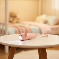 Lampe torche LED portable multifonction puissante pour enfants, petite, rechargeable, mignonne, idéale pour le camping, avec porte-clés, personnalisable, cadeau d'urgence