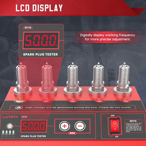 Fabrika özelleştirilmiş OEM ST110 Lcd 5 delik otomatik ateşleme testi yüksek gerilim araba buji Test cihazı Test cihazı 110V 220V - Product Image 6