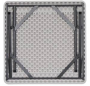 square <strong>Tables</strong> Folded <strong>Table</strong> Pliante Plastic 3ft Folding Hotel <strong>Trestle</strong> 6 ft Foldable <strong>Table</strong> - Product Image 3