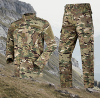 Combinaison tactique d'entraînement en plein air camouflage américain à manches longues pour hommes de deuxième génération équipement de défense personnelle en usine