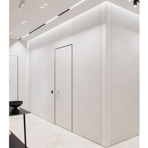 Puerta Secreta Oculta de Diseño Moderno, Comercial, Sin Marco, <span class=keywords><strong>Interior</strong></span>, Empotrada, Invisible, de Madera - Product Image 6