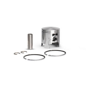 Piston 2T Ø 45.5 avec axe Ø 12 et 2 segments rectangulaires chromés taille D - Product Image 1
