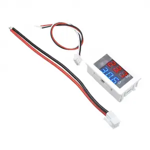 Doppelblau + Rot LED-Anzeige Gleichstrom 100 V 10 A Voltmeter Ammeter Volt-Verstärker-Gegerät