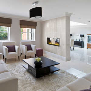 Haut <span class=keywords><strong>de</strong></span> gamme moderne éthanol vapeur d'eau brouillard <span class=keywords><strong>feu</strong></span> <span class=keywords><strong>cheminée</strong></span> simulé crépitement son vidéo - Product Image 1