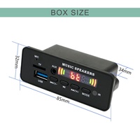Modul Pemutar Musik MP3 Nirkabel 12V, Kotak Pemutar MP3, Sistem Audio
