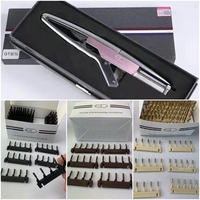 Cheveux vierges indiens, cuticules alignées, vente en gros, extensions de cheveux 6d 2e génération, machine d'extension de cheveux 6d