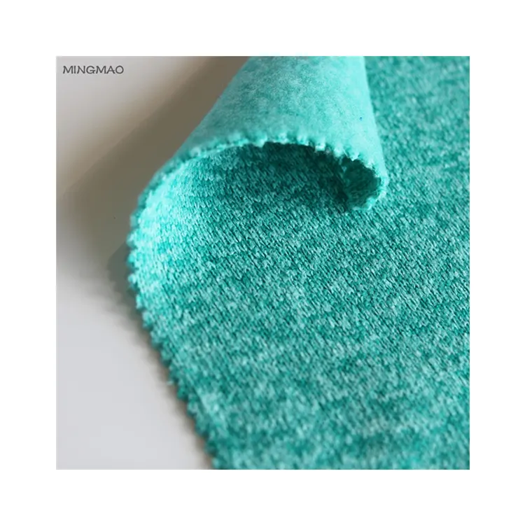 Высококачественная трикотажная ткань из 100% полиэстера для свитеров оптом флисовая ткань