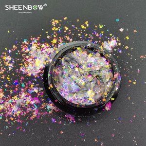 Sheenbow – vernis à ongles de qualité cosmétique, couleur argent changeante, vente en gros, pigment caméléon, multi-chrome, paillettes bleu chromé - Product Image 3