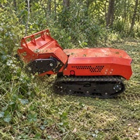 Machine de réaménagement des terres, broyeur diesel télécommandé, gestion de la végétation sur de grandes surfaces