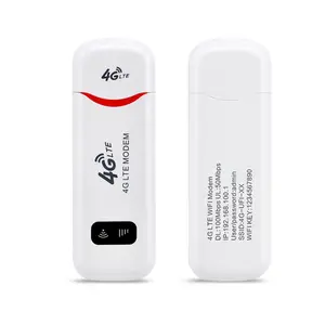 Modem WiFi Mobil 3G 4G Wingle LTE USB Hotspot Nirkabel, Dongle WIFI untuk Windows Mac OS dengan Slot Kartu Sim