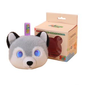 Sınır Ötesi Diyalog Yapay Zeka Duygusal Arkadaş Robot Köpek Husky Kısa Peluş Oyuncak PP Pamuk Dolgulu Trend Unisex Gençlik Bebek - Product Image 5