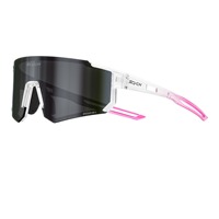 Gafas de Sol Deportivas Fotocromáticas UV400 con Montura Completa y Lentes de PC Ultraligeras para Ciclismo, Running, Conducción, para Hombre y Mujer, Gafas de Exterior