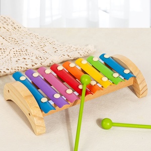 <span class=keywords><strong>Xylophone</strong></span> en bois pour enfants, jouet <span class=keywords><strong>Xylophone</strong></span> pour tout-petits avec 2 maillets en bois, instruments <span class=keywords><strong>de</strong></span> <span class=keywords><strong>musique</strong></span> 8 tons jouets éducatifs Montessori - Product Image 3