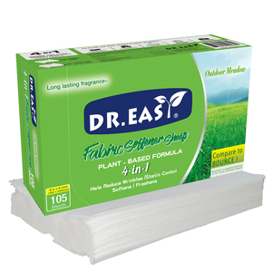 Feuilles d'assouplissant de tissu antistatique à meilleure odeur personnalisées Produits chimiques ménagers multi-usages pour laveuse et sécheuse - Product Image 3