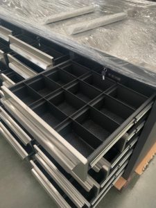 Nhà Máy Hội Thảo Bàn Làm Việc Kim Loại Nhà Để Xe Giải Pháp Lưu Trữ Thép Bàn Làm Việc Với Ngăn Kéo Tủ Công Cụ - Product Image 5