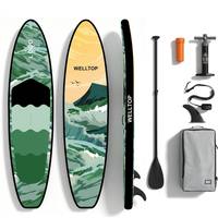 Planche à pagaie gonflable ODM au design amusant 335*84*15CM SUP pour la collection Fête Tropicale