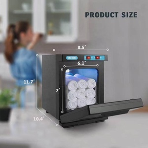 Armoire chauffante professionnelle moderne et durable en acier inoxydable pour serviettes chaudes de spa, armoire de désinfection de serviettes de salon - Product Image 4