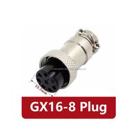 GX16-2/3/4/5/6/7/8/9/10Pin mâle et femelle diamètre 8 broches GX16 connecteur circulaire prise d'aviation 16mm connecteur de panneau de fil