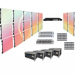 Enbon 3840hz Độ nét cao p2.9 p3.91 p4.8 cho thuê bức tường video LED Sân Khấu Backdrop lớn màn hình LED 500x500 mét trong nhà LED hiển thị