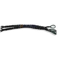 Manchons de tirage de câble en PVC colorés à double œil, diamètre optionnel, type « doigts chinois », remplis de fibres d'aramide, résistance à la traction de 2800 kg