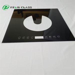 Heat Resistant Silk Screen Printed Paint Custom Cut Tempered Glass for Oven Outer Door Panel - Product Image 4