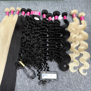 GS cheveux indiens vierges bruts non traités, Extension de cheveux humains Remy, paquets de cheveux vierges bruts à cuticules alignées pour femmes noires - Product Image 4