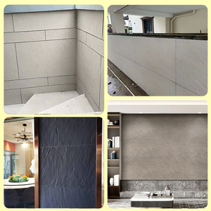 Papier pour pochoir de panneau en <span class=keywords><strong>chaux</strong></span>, panneau en béton rainuré, panneau en ciment, ardoise, revêtement mural en pierre flexible, carrelage flexible - Product Image 5