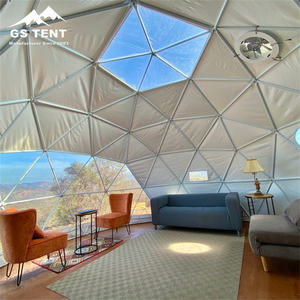 Tentes de salon commercial Camping Geo Dome Home Big Geodesic Dome Tentes Glamping Garden Glass Pvc Igloo Dome House à <span class=keywords><strong>vendre</strong></span> - Product Image 5