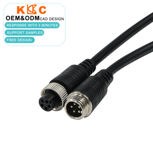 Câble de prise aviation GX12, rallonge mâle-femelle, connecteur étanche, pour utilisation avec caméra de surveillance automobile - Product Image 1