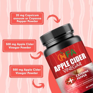 OEM Hot Sale Products Apple Cider Vinegar Capsules Contains Apple Cider Vinegar Powder Promotes Steady Energy Slimming Capsules - Product Image 4