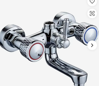 Robinet de lavabo mural extensible et rotatif à eau froide unique