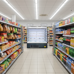 <span class=keywords><strong>Congelador</strong></span> <span class=keywords><strong>Vertical</strong></span> de Acero Inoxidable de Doble Puerta con Descongelación Automática, Control por Aplicación, Ahorro de Energía y Motorizado - Product Image 1