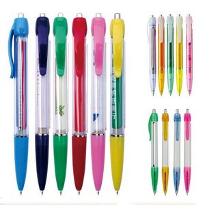 Popular Customized Logo Printed Plastic Banner Ballpoint Pen With Promotion - Product Image 6