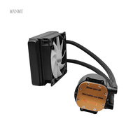 120 refroidisseur de processeur de refroidissement par eau liquide radiateur intégré refroidisseur de processeur d'ordinateur ventilateur 120mm LGA 2011/115x/1200/1700/AM4