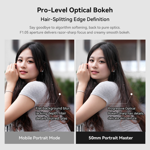 Objectif de portrait pour smartphone <span class=keywords><strong>APEXEL</strong></span> PL2X 50mm F1.05, objectif d'appareil photo pour téléphone avec bokeh optique <span class=keywords><strong>2X</strong></span> pour iPhone Android Vlogging - Product Image 6
