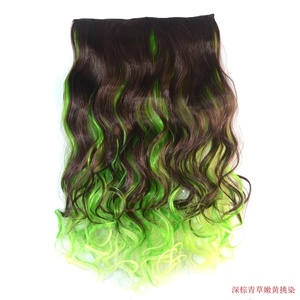 Fermagli di fabbrica pronti per capelli con extension capelli sintetici - Product Image 4