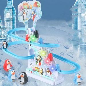 Pingüino Automático para Subir Escaleras, <span class=keywords><strong>Juguete</strong></span> Educativo Eléctrico para Niños, Tobogán de Pingüino, Regalo - Product Image 4
