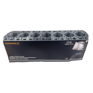 บล็อกกระบอกสูบเครื่องยนต์ดีเซล C9 C52 สำหรับอุปกรณ์ทำเหมืองขนาดกลาง พร้อมกระโปรงข้อเหวี่ยงเสริมความแข็งแรง - Product Image 1