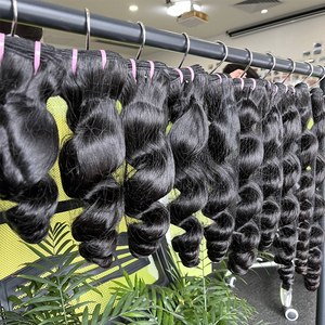 มัดผมคนแท้แบบไม่ผ่านกระบวนการผมมนุษย์แบบไม่ผ่านการทำเคมี - Product Image 3