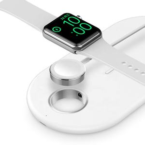 Estación de <span class=keywords><strong>carga</strong></span> inalámbrica 3 en 1, soporte de <span class=keywords><strong>carga</strong></span> rápida de 10W para reloj inteligente, auriculares para teléfono móvil - Product Image 4